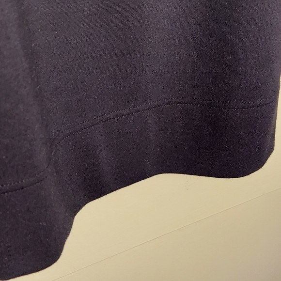 Banana Republic Halter/Tank Skater Styled Dress in Black Stretch Fabric size 8 - Picture 9 of 12